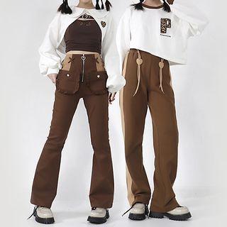 Cropped Sweatshirt / Camisole Top / Pants (various Designs)