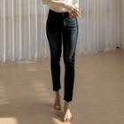 [edew] Napped Slim-fit Jeans