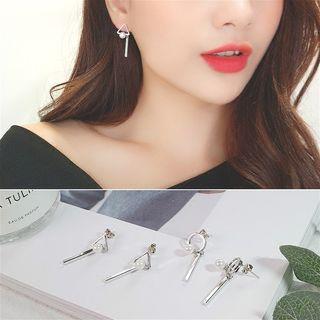 Geometric Rhinestone Earrings