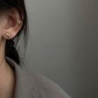 Bee Rhinestone Earring Set Of 3 - Gold - One Size