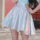 Hologram A-line Skirt