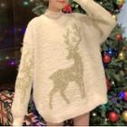 Glitter Jacquard Sweater