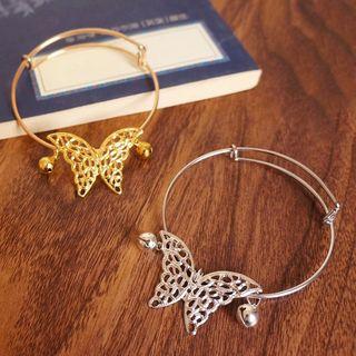 Retro Cutout Butterfly Bangle