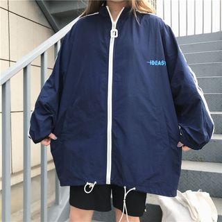 Letter Stripe Jacket