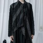 Two-tone Asymmetrical Trench Jacket