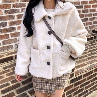 Loose-fit Sherpa-fleece Jacket