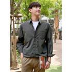 Round-hem Pocket-front Shirt