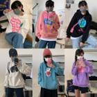 Cartoon Print Hooded Top ( Various Designs )