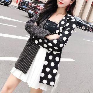 Dotted & Pinstripe Blazer