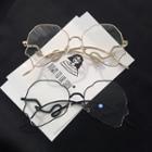 Irregular Metal Frame Eyeglasses