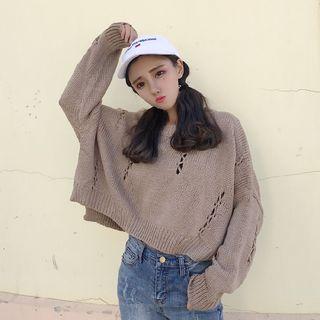 Plain Rip Sweater