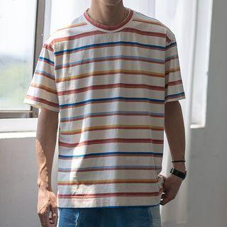 Striped Short-sleeve Tee