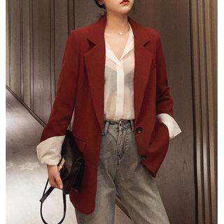 Set:blazer + Sheer Shirt