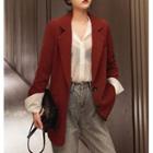 Set:blazer + Sheer Shirt