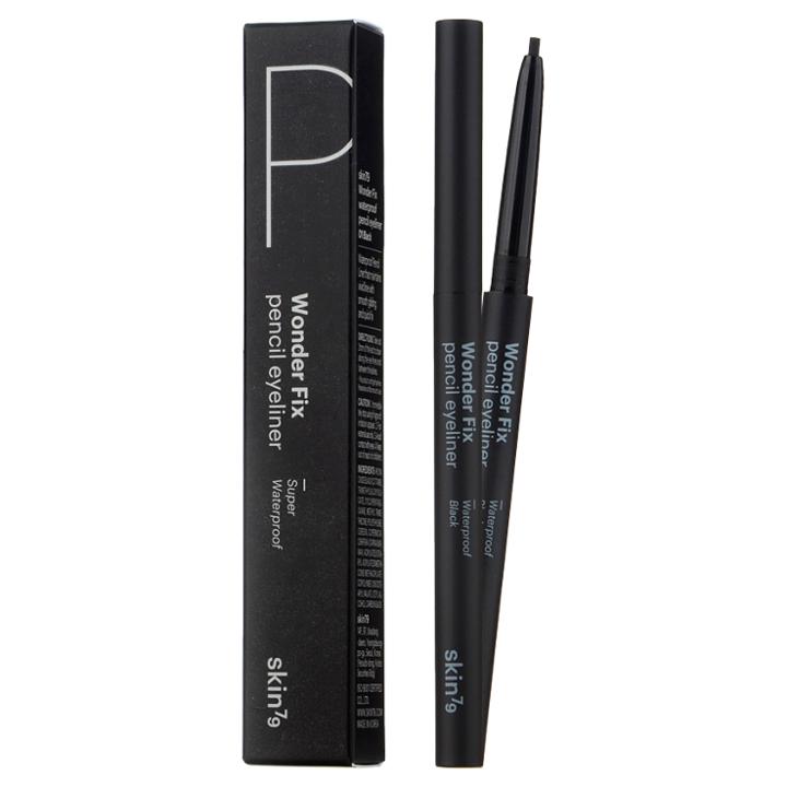 Skin79 - Wonder Fix Waterproof Pencil Eyeliner (#01 Black) 0.14g