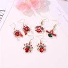Non-matching Faux Crystal Chinese Opera Dangle Earring