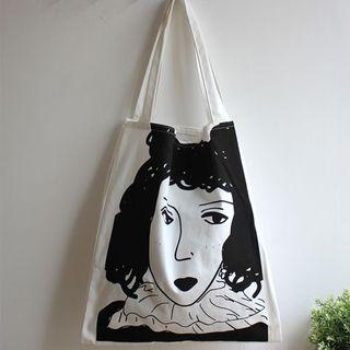 Face Print Tote Bag