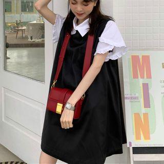Short-sleeve Blouse / Oversize Tank Top
