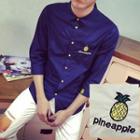 Letter 3/4-sleeve Shirt