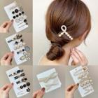 Set Of 5 / 6 : Hair Clip (assorted Designs)