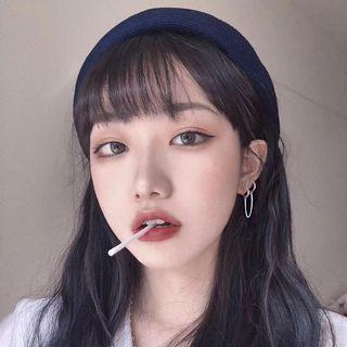 Double Hoop Threader Earring