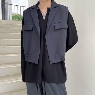 Plain Crop Vest