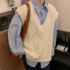 Long Sleeve Plain Shirt / Plain Vest