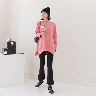 Slit-side Loose-fit Pullover In 11 Colors