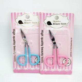 Stainless Steel Eyebrow Scissors Handle Tweezers As Shown In Figure - One Size