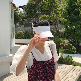 Sun Visor Hat White - One Size