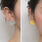 Non-matching Acrylic Smiley Earring