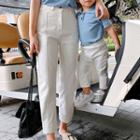 Family Matching Cropped Straight Fit Pants