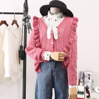 Frilled Cardigan