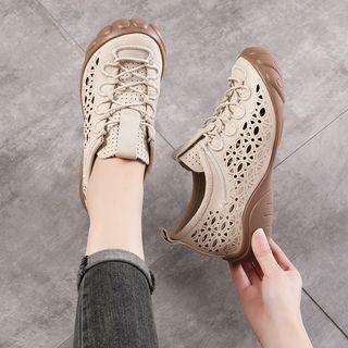 Perforated Drawstring Shoes