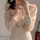 Floral Print Blouse / Midi Skirt