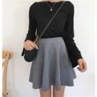 A-line Plain Skirt