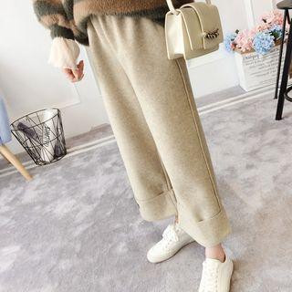 Appliqu  Wide-leg Pants