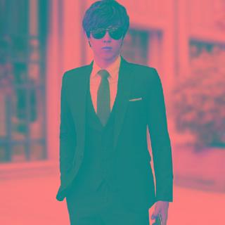 Suit Set: Button-up Blazer + Straight-cut Dress Pants + Tie