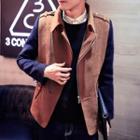 Panel Knit Coat