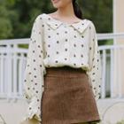 Dotted Blouse Off White - One Size