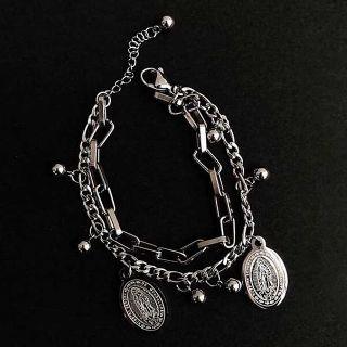 Disc Layered Bracelet