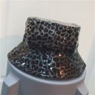 Leopard Print Clear Bucket Hat Leopard - Transparent - One Size