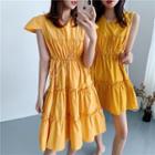 Sleeveless / Cap-sleeve A-line Dress