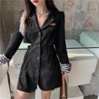 Cutout Waist Blazer