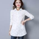 Placket Embroidered Shirt
