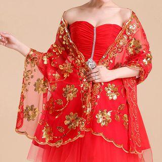 Sequined Wedding Shawl