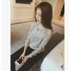 Cut Out Long-sleeve Knit Top