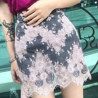 Lace Midi Skirt / Mini Skirt