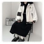 Suspender Midi A-line Skirt / Hoodie / Jacket