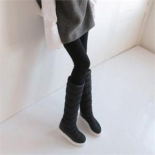 Padded Shell Snow Boots In 2 Designs